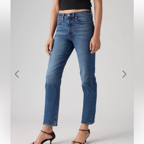 Levi's Denim - Levi’s Wedgie Straight Women’s Button Up Fly Ankle Jeans Size 25